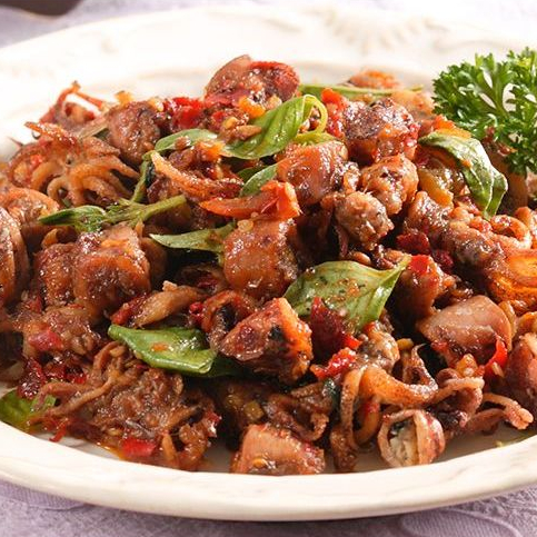 

Cumi Asin Balado Pedas Frozenfood siap makan
