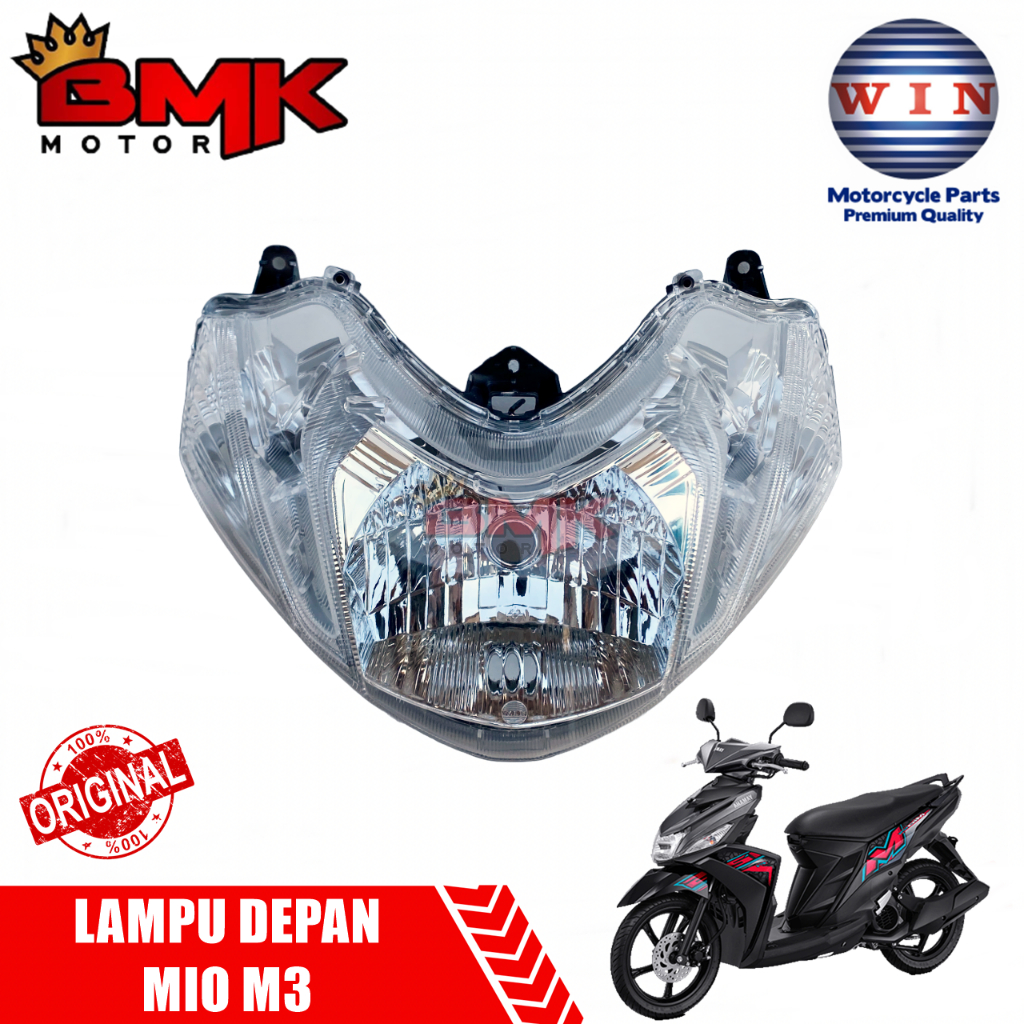 Win Lampu Depan Reflektor Headlamp Mio M3 Mio Z 2Ph 2014 2015 2016 2017 2018 2019 2020 2021 2022