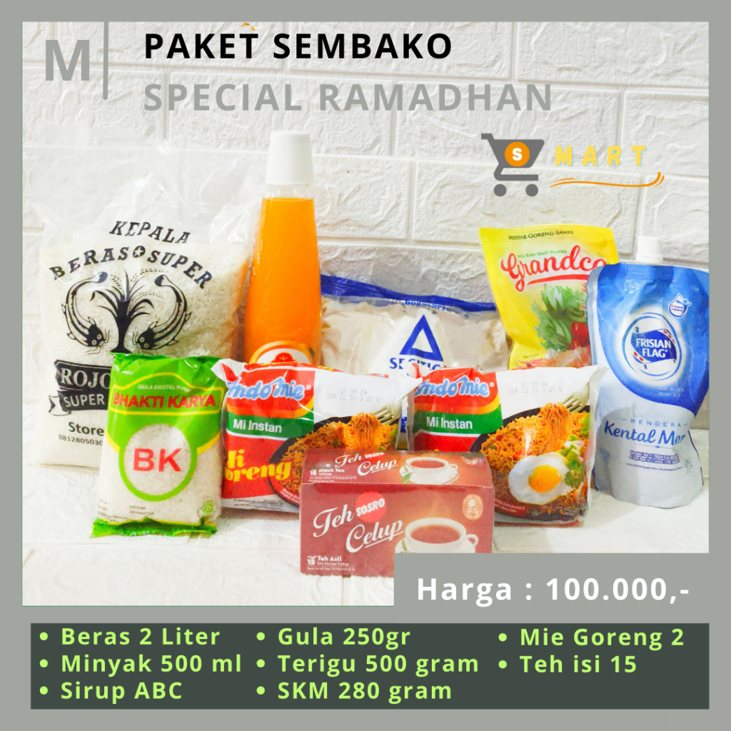 

Paket Sembako Ramadhan M / Paket Sembako Murah / Sirup ABC