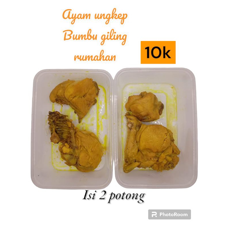 

Ayam ungkep + sambel dengan bumbu asli