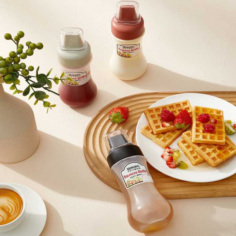 Botol Kecap Estetik Anti Tumpah Mini Botol Saos Serbaguna 5 Hole 280ml