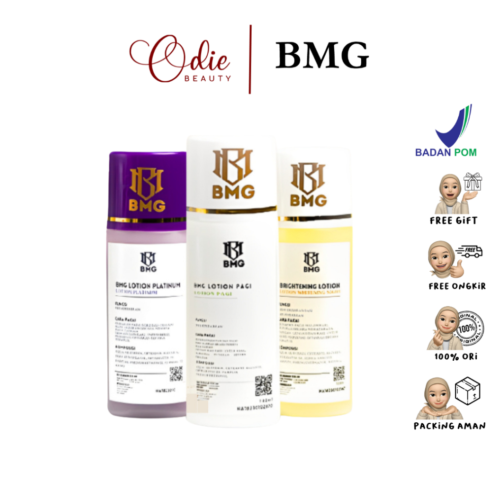BMG Body Lotion Dosting Lotion Night BMG Paket Lotion Anggur BMG