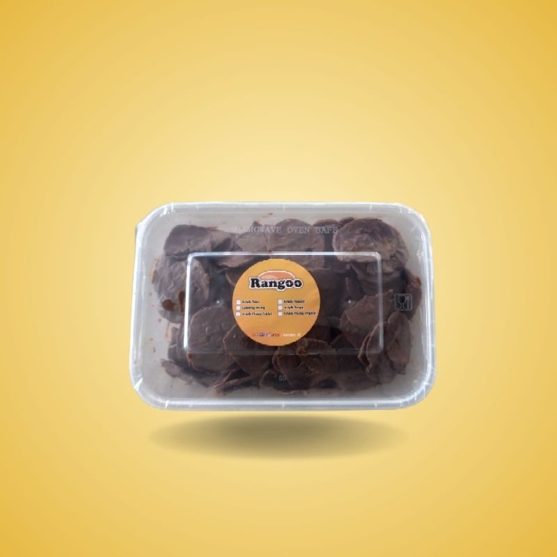 

Keripik Pisang Lumer Coklat Melted Rangoo Snack Rasa Cokelat Banana Chips