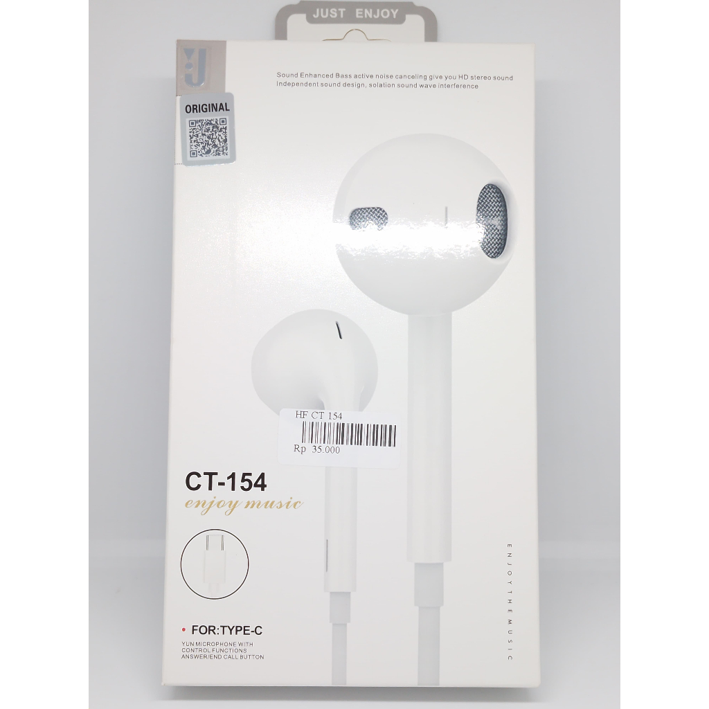 Headset Type C JBL Extra Bass Music Gaming Earphone With Microphone