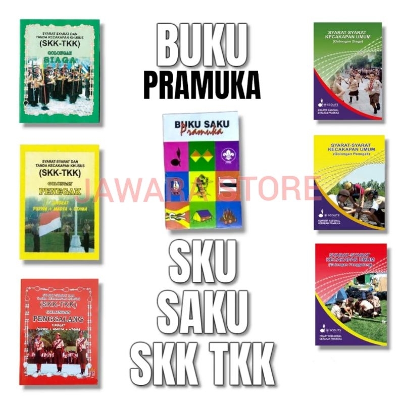Buku Pramuka SAKU SKK TKK SKU Siaga Penggalang Penegak SD SMP SMA
