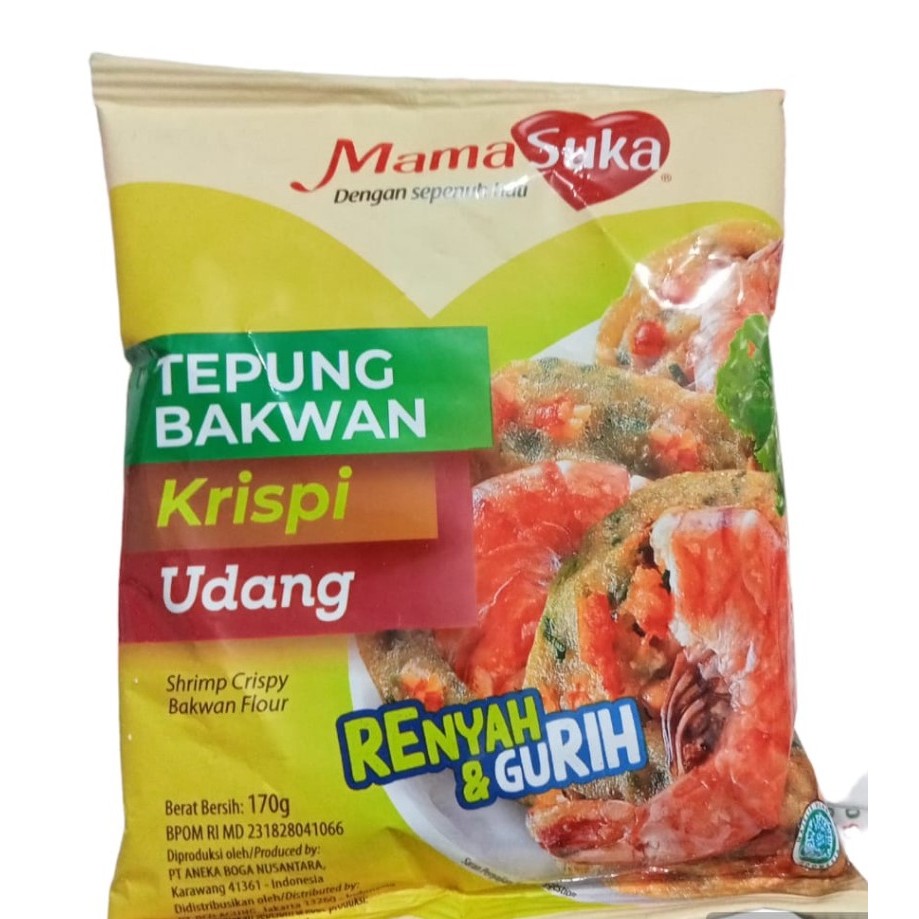

Tepung Bakwan Krispi Udang 170 gram Mamasuka