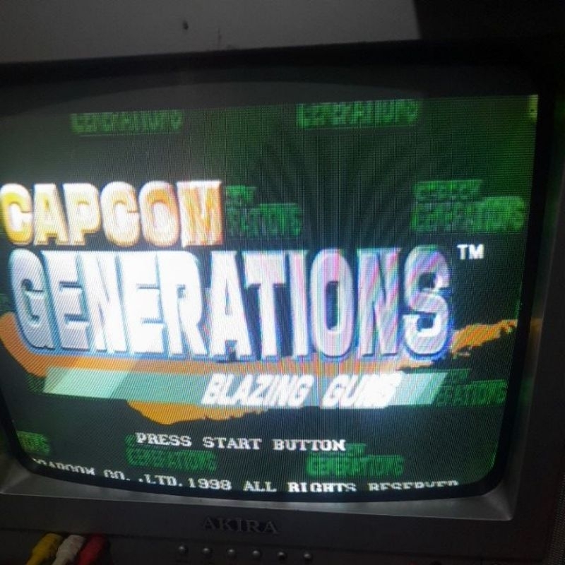 cd ps1 kopab kolpri capcom generation 4 blazing gun isi 3 game capcom jadul era sega normal