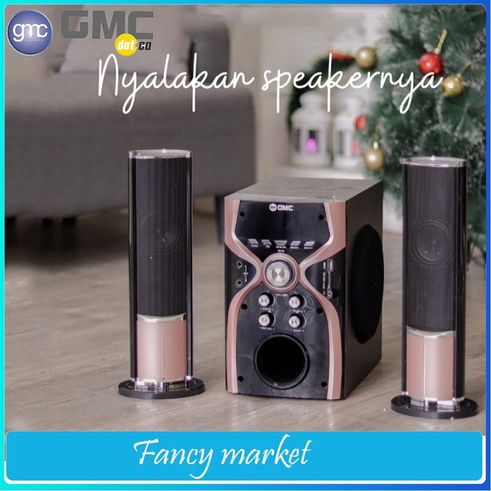 SPEAKER BLUETOOTH GMC 887G Speaker Multimedia Aktif Ada BLUETOOTH PORT USB