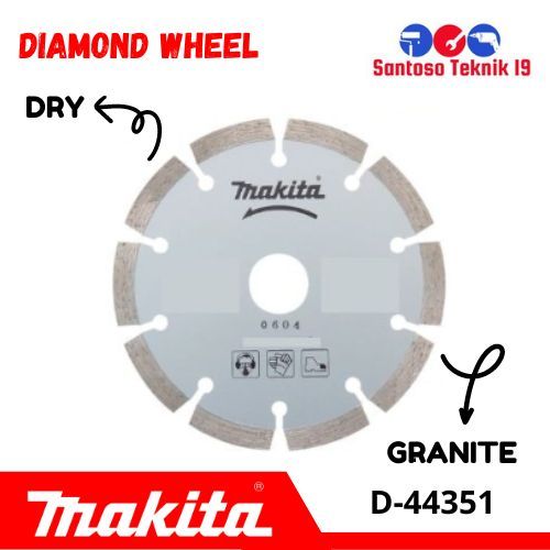 Makita Mata Potong Granit 4" / Mata Gerinda Granit 4 Inch (Dry)