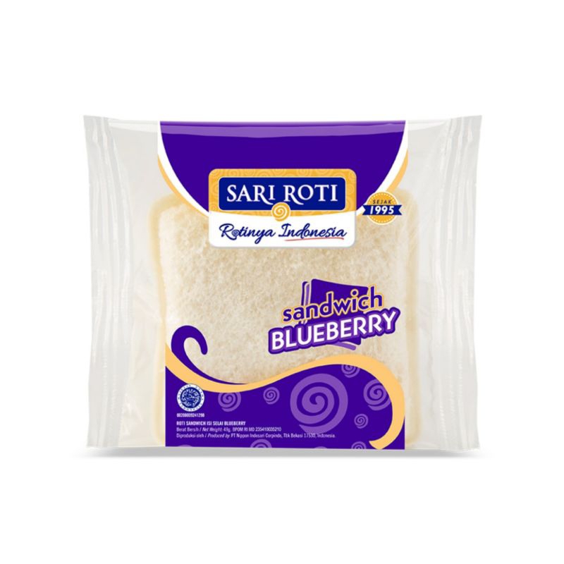 

Sari Roti Sandwich Selai Blueberry 49gr