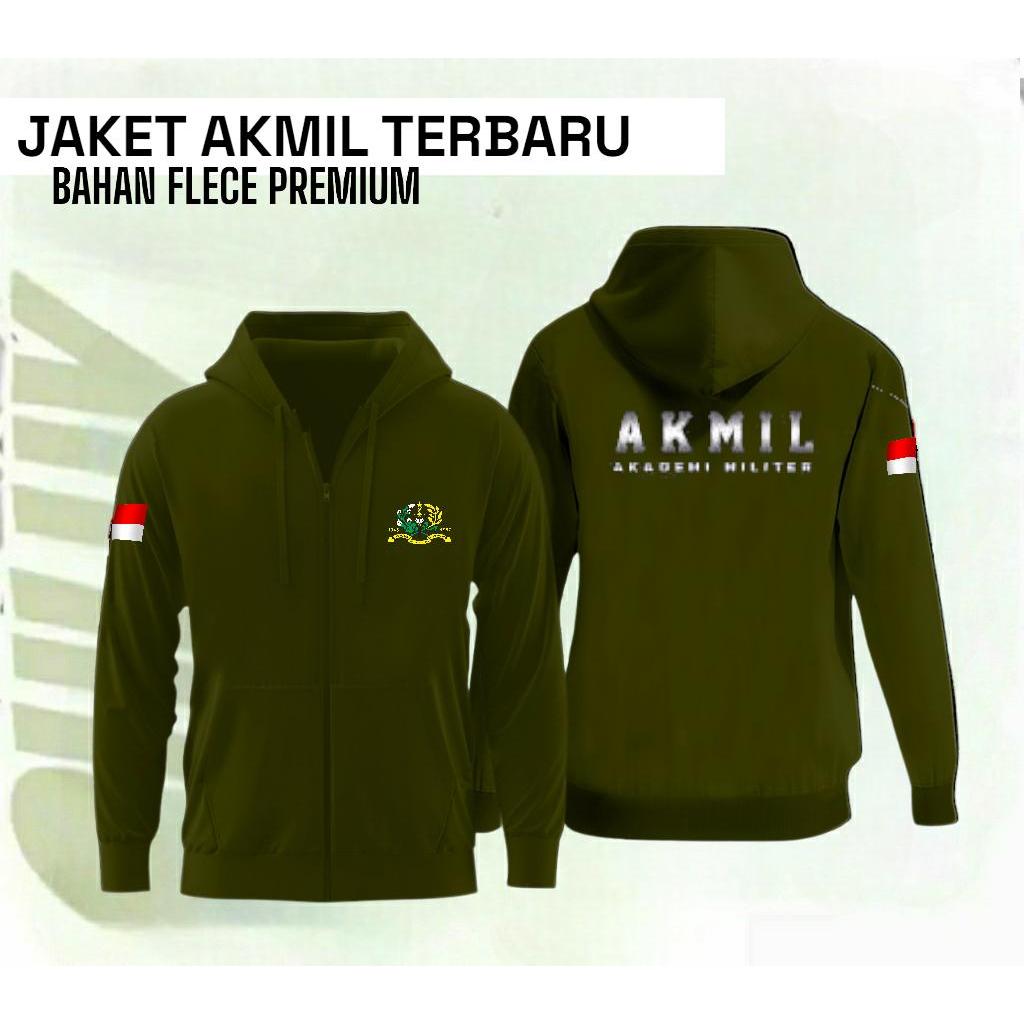 Jaket AKMIL Terbaru / Jaket Zipper  AKMIL / hoodie akmil / bahan catton flece