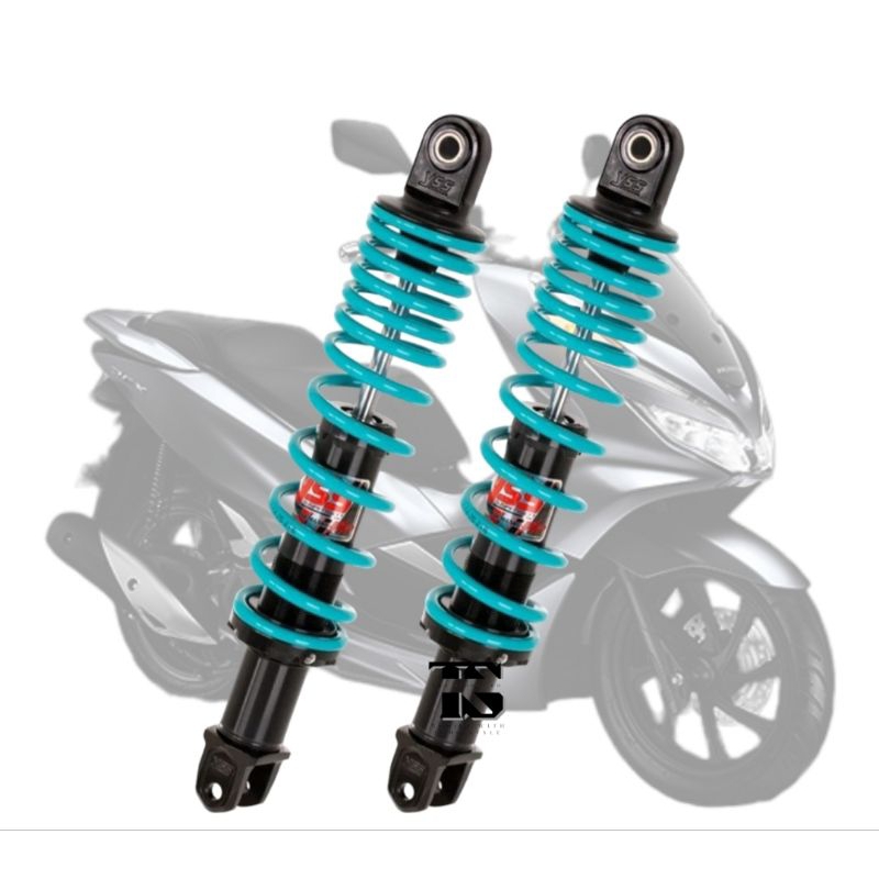 Shock YSS DTG Evo PCX 150 Black Turquoise // Original By YSS Suspension // Shock Yss Non Tabung PCX 