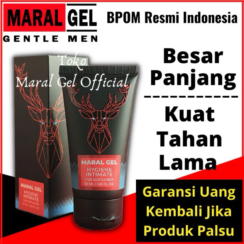 PRIVASI Maral Gel Asli Original Obat Kuat pembesar Oles Tahan Lama Cream Pembesar Alat Vital Kelamin