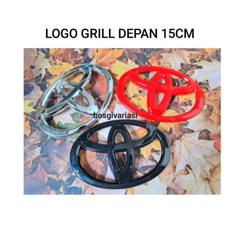 Emblem Logo Toyota avanza all new 2016 - 2025 ukuran 15cm / Logo depan Toyota avanza veloz / logo av