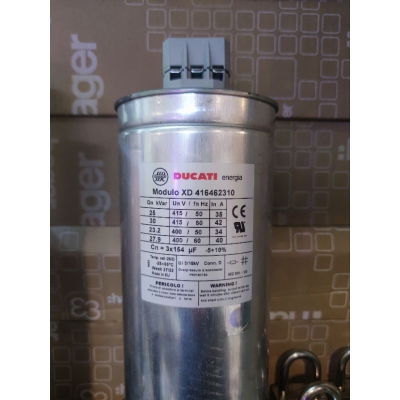 kapasitor bank 25kvar 415v ducati