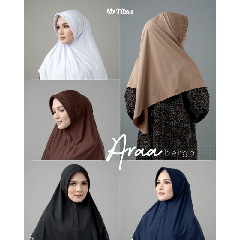 Hijab Bergo Instant Wanita Nibras ARAA BERGO