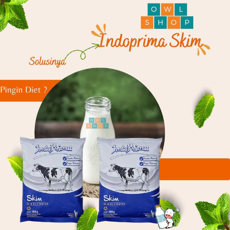 

Susu Bubuk Indoprima Skim Diet kemasan 700 gram