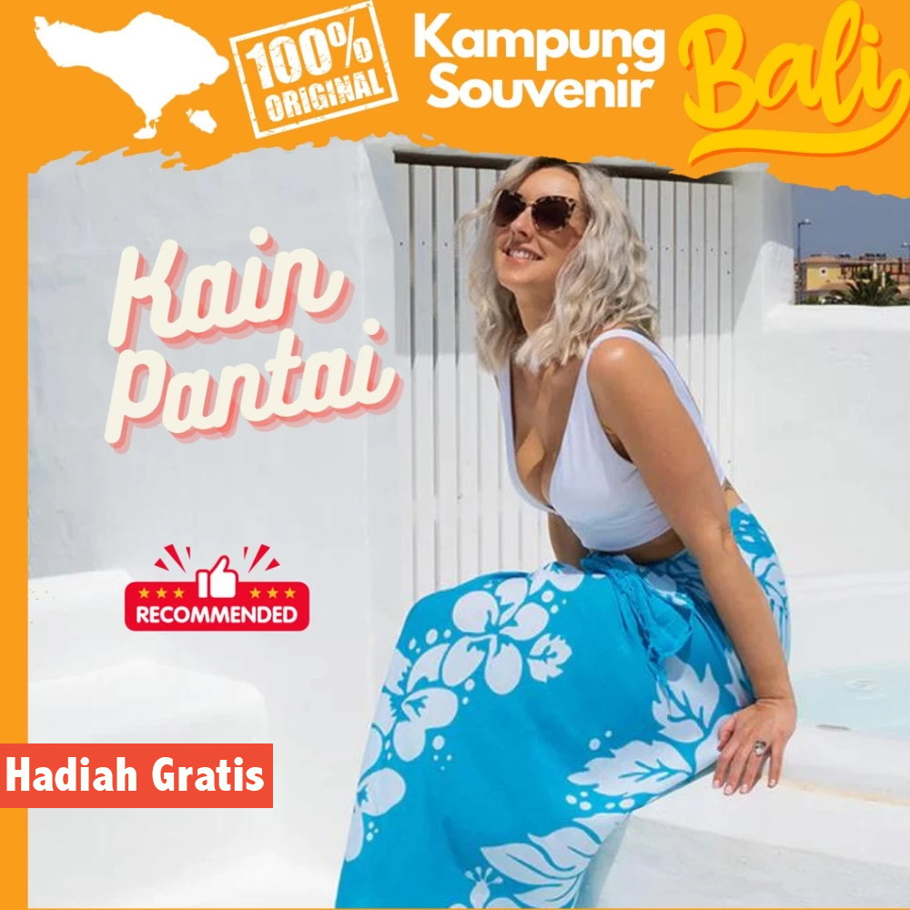 Kain Pantai Bali Sarung Rayon Jumbo Motif Tebal Adem Oleh Oleh Khas Bali Kain Bali Murah Grosir