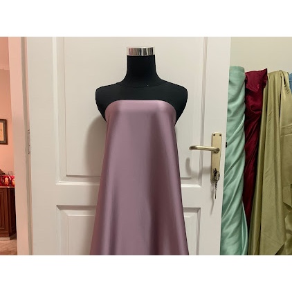 Kain Armani Silk Premium Quality Armani Silk Polos Warna Ungu Taro