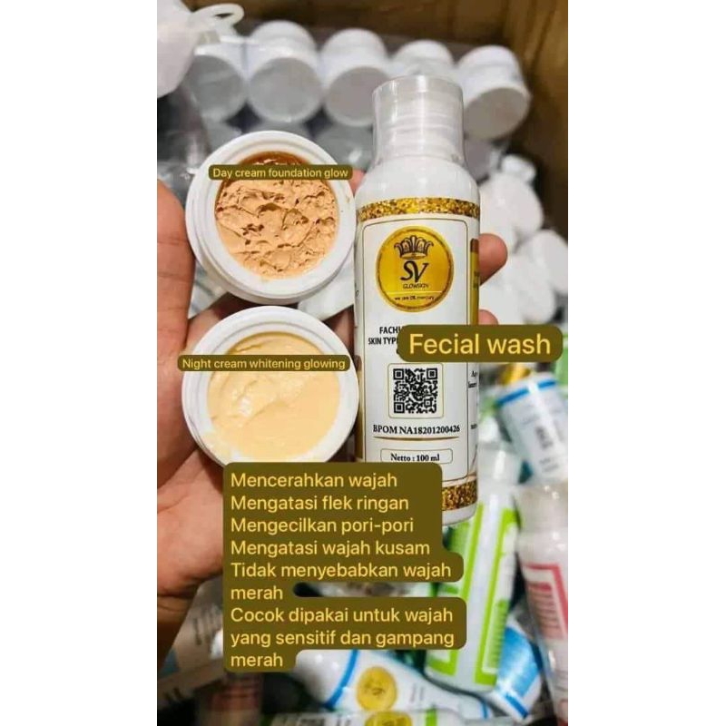 Sv glow skin paket ekonomis