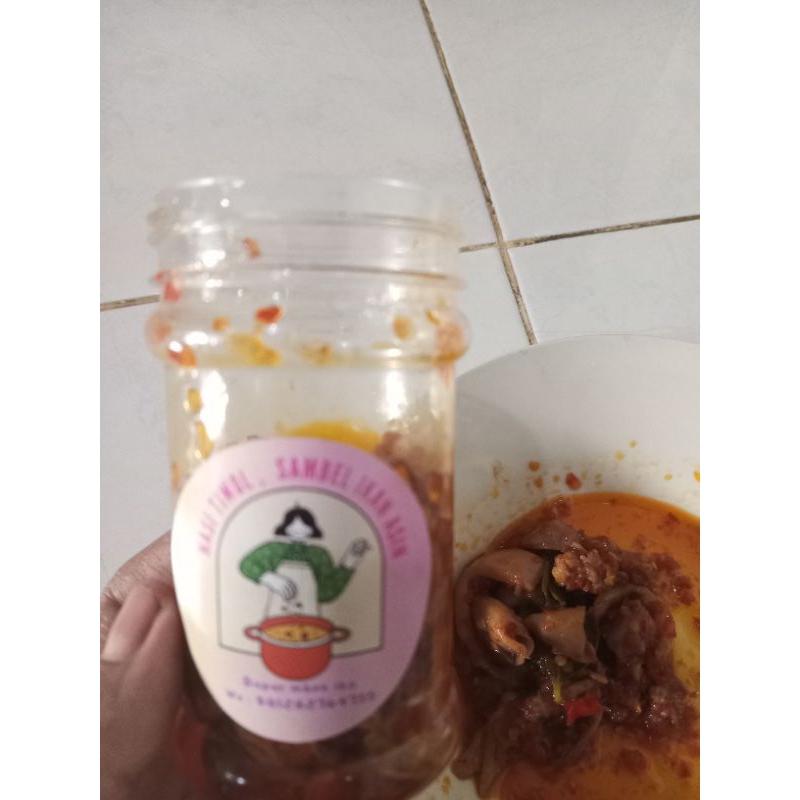 

sambal cumi asin , tampa pengawet