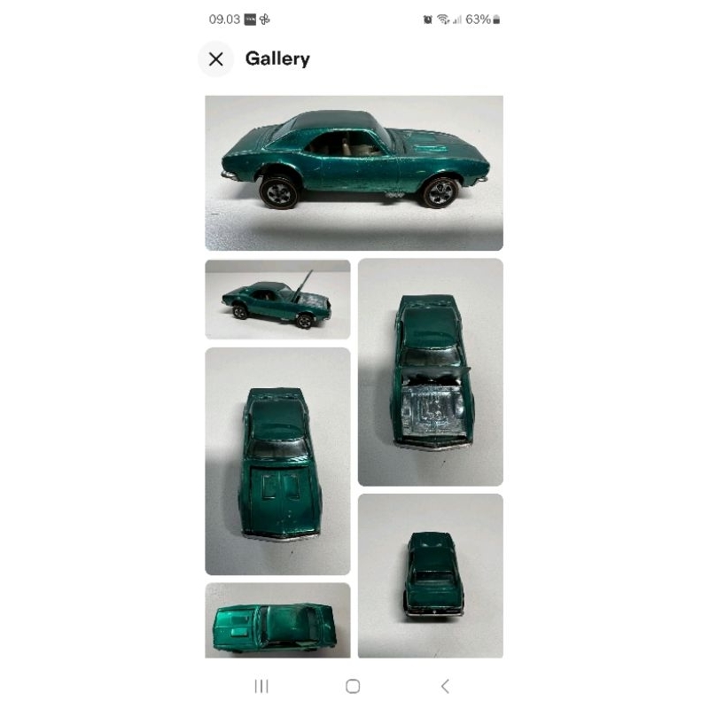 hotwheels redline camaro