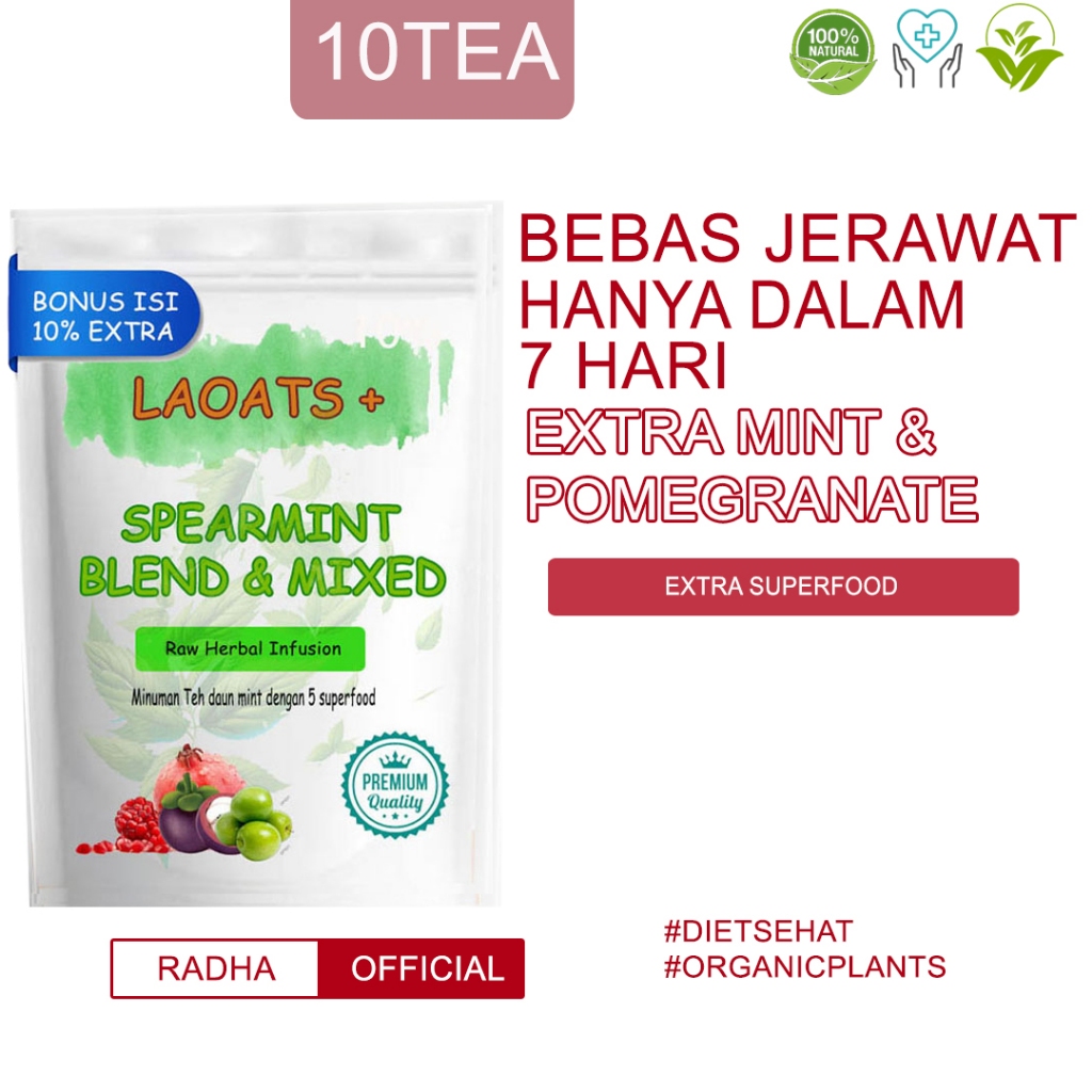 

Spearmint Tea Organic Raw Herbal Spearmint Tea Peppermint Tea Organic Spermint Tea Untuk Jerawat Laoats