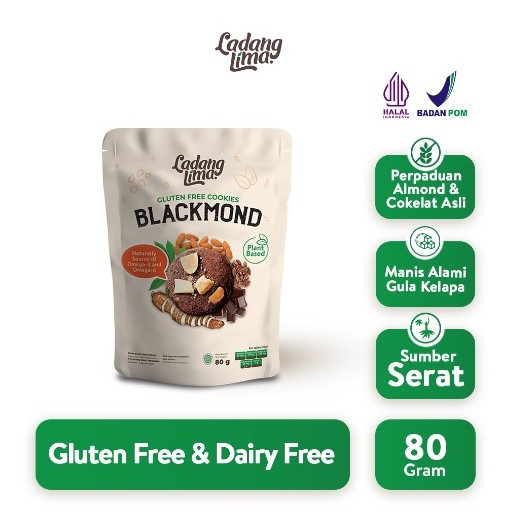 

Ladang Lima Blackmond Mini Bites 80 gram - Cookies Gluten Free