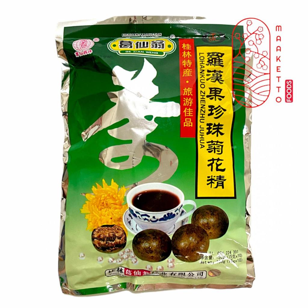 

Lo Han Kuo Zhenzhu Juhua Isi 10 Sachet / Lohankuo / Lo Han Guo 150gr