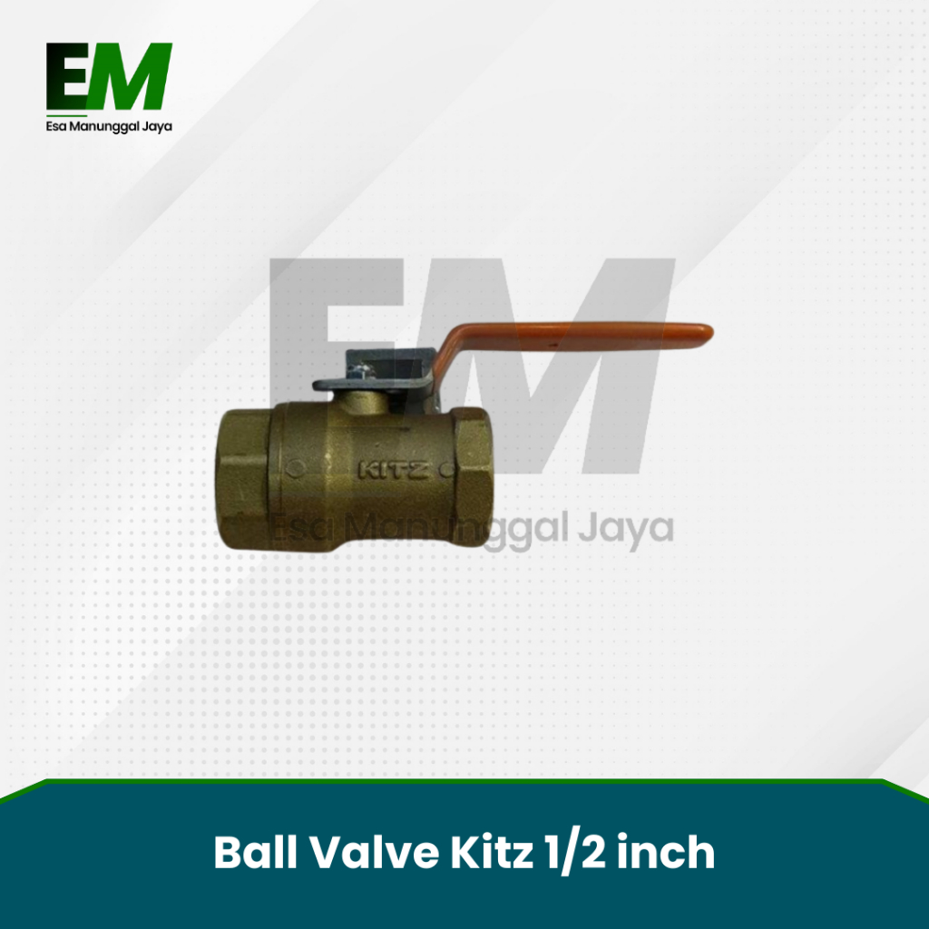 Ball Valve Kitz Kuningan 1" / Stop Kran Kuningan 1 Inch / Ball Valve Kuningan 1 Inch Kitz