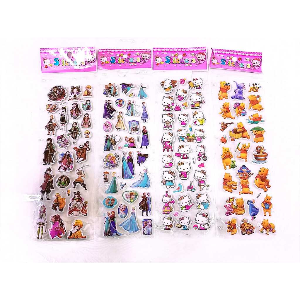 

*GROSIR 1PAK ISI 20PCS* STICKER TIMBUL EMBOS XO 10CM X 32CM
