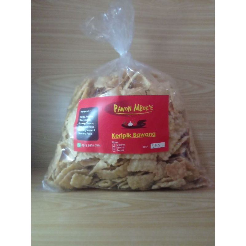 

Keripik Bawang (kencur) 500gr
