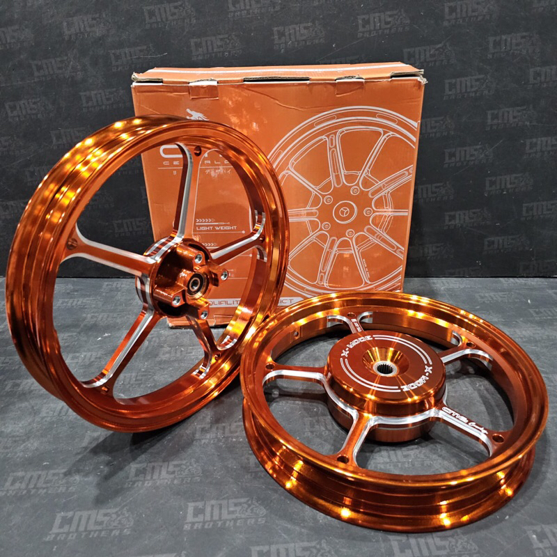 Velg Velek CMG XMode X Mode 505 R14 Honda Vario 125 150 Old New Orange