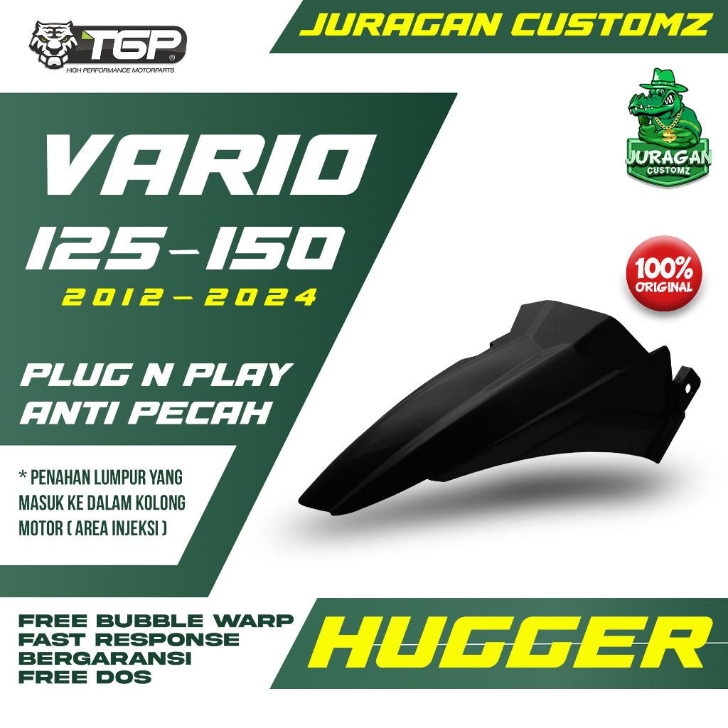 Spakbor Kolong Hugger Vario 150 125 esp/New Slebor Spakbor TGP Hugger Air blade Aksesoris Variasi Ho