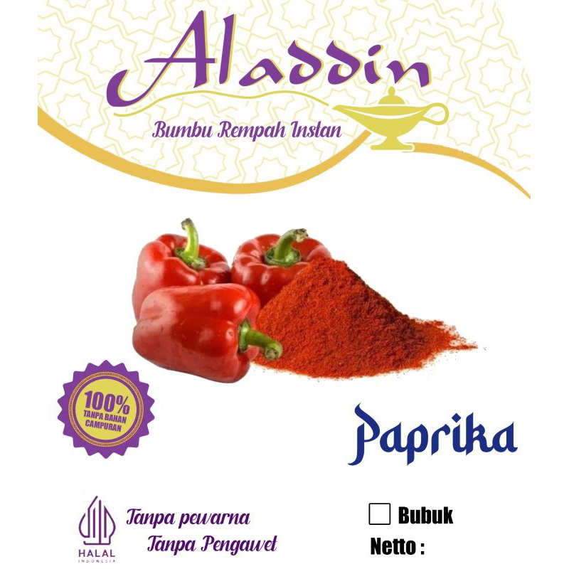 

100 GRAM PARIKA BUBUK / BUMBU MASAK / PAPRIKA ASLI 100 %