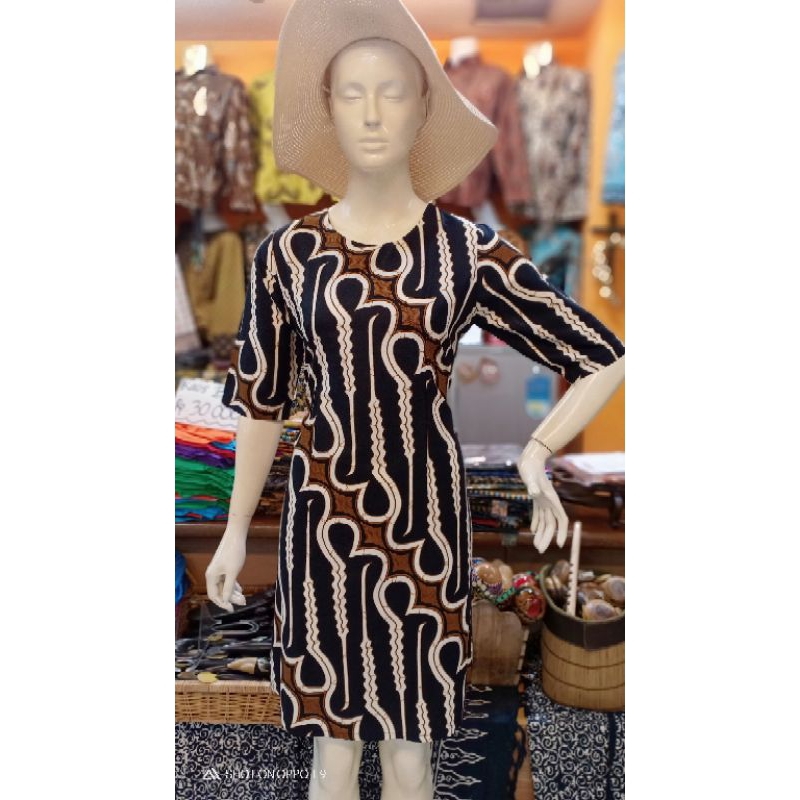 Toko bakul batik,Dres katun lengan 3/4
