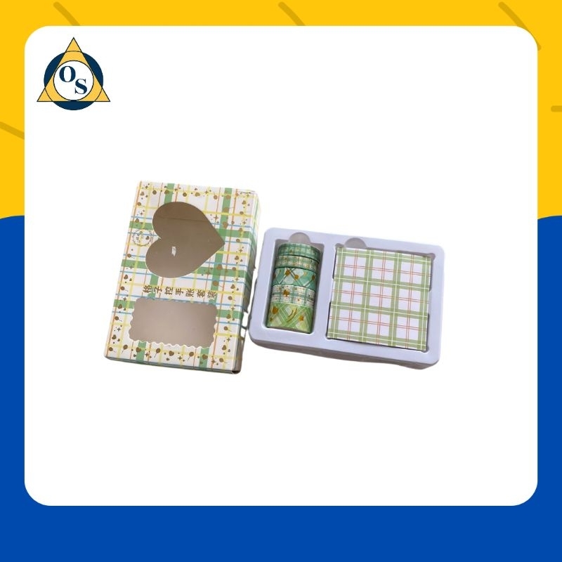 

SET WASHI TAPE DAN NOTEPAD