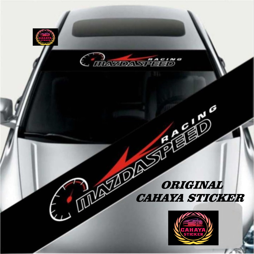 sticker mobil sticker kaca mobil sticker mazdaspeed sticker mobil mazda sticker kaca depan mobil