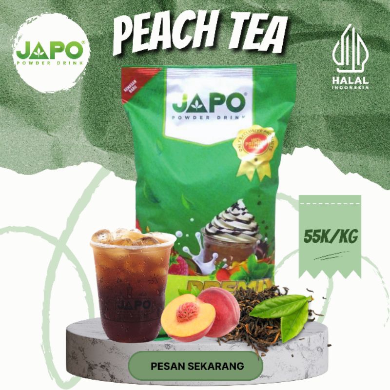 

JAPO PEACH TEA BUBUK MINUMAN