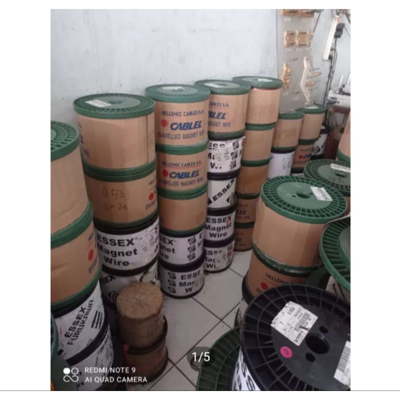 Kawat tembaga Email 2,20mm Hellenic original Jerman( Harga per 1 ons )