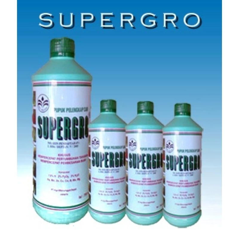 pupuk daun SPGRO 250ml supergro Super Gro NPK cair ZPT