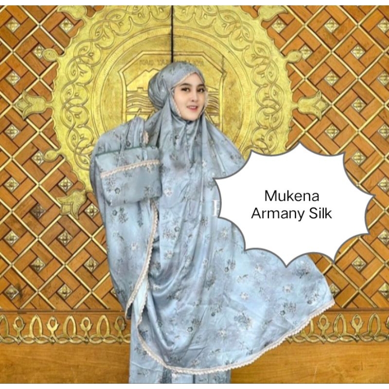 Mukena Armany Silk Sutra Premium 2in1