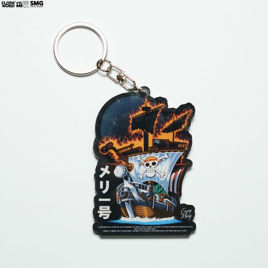 Moonmarket Clowor Keychain One Piece Anime Fanart