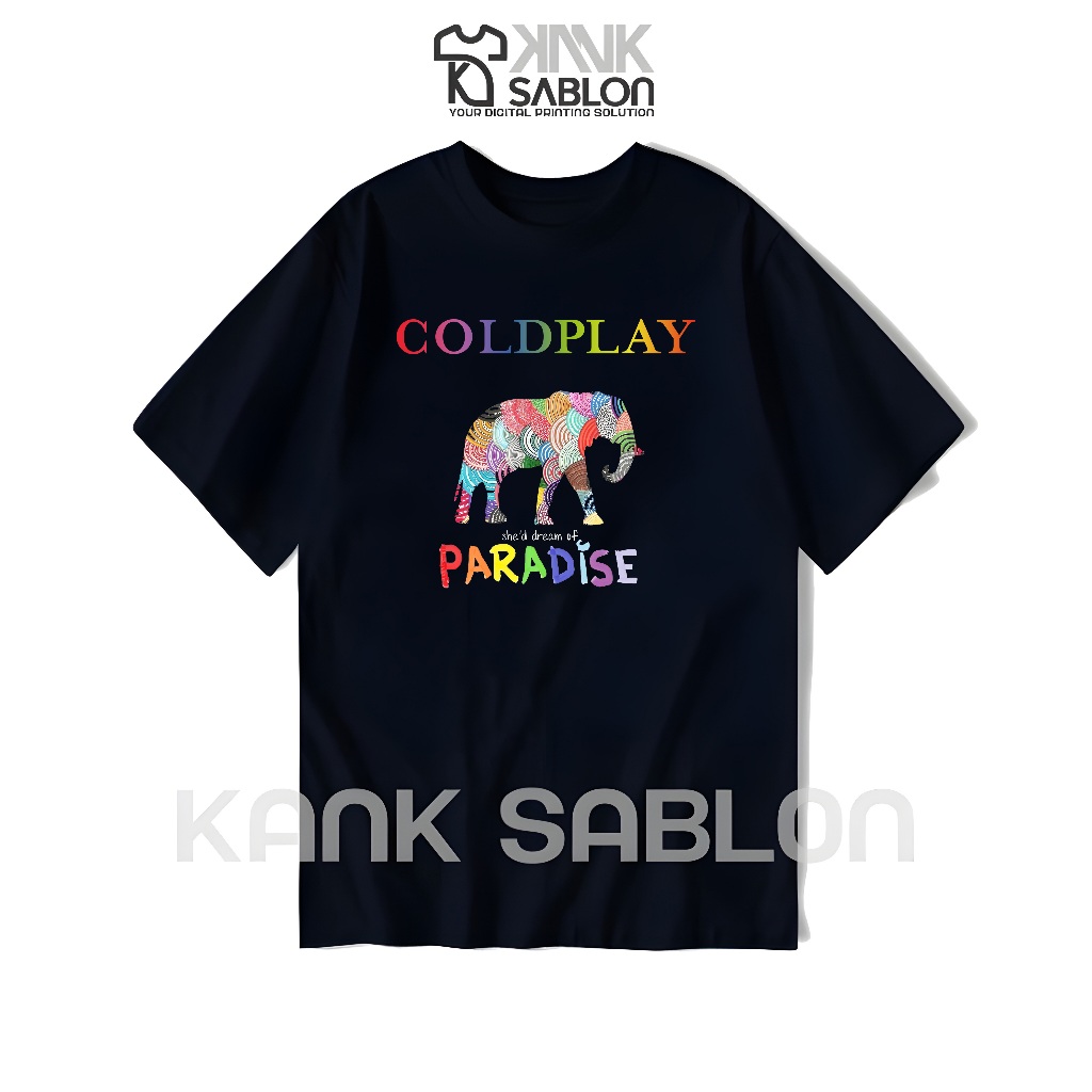 TYPE 05 - Kaos Coldplay a sky full of stars - Tshirt Coldplay Paradise - Baju Kaos Band ColdPlay - T