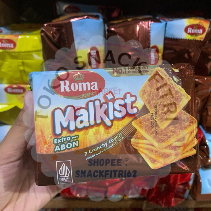 

ROMA MALKIST ABON KOTAK 105 GRAM