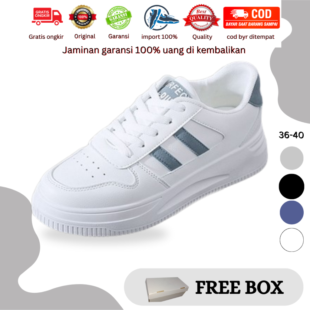 Keedo.mall 210423 Sepatu Sneakers Wanita Premium