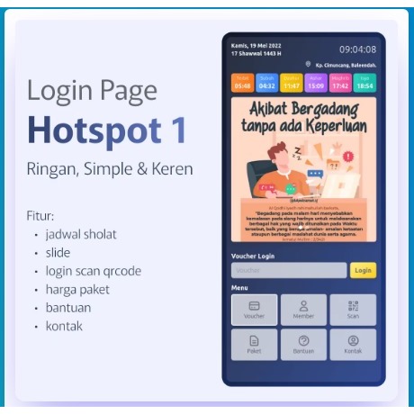 Login Page Hotspot 1