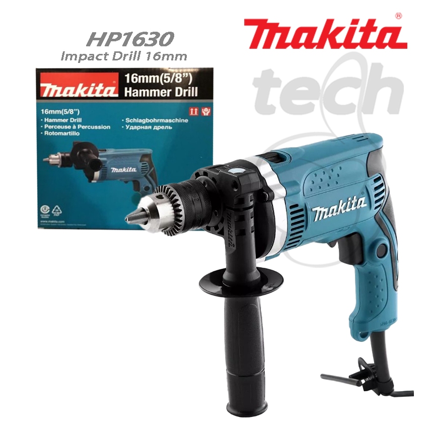 Mesin Bor Tangan Listrik Tembok Beton Makita HP1630 / HP 1630