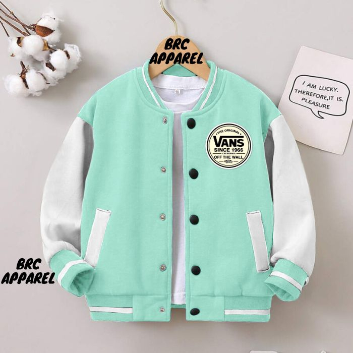 Grosir Jaket Varsity Baseball Anak Vans Original Jakcet Anak Cowo Cewe Umur 2 - 12 Tahun