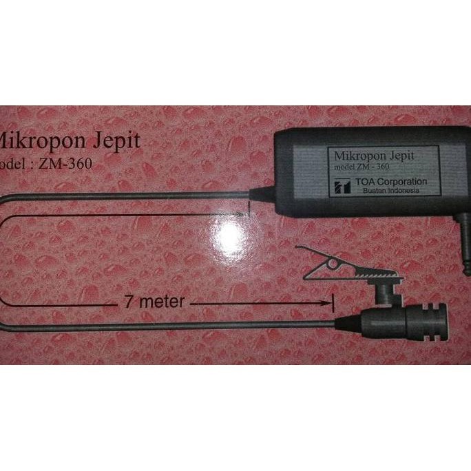 Michrophone mic kabel TOA ZM 360
